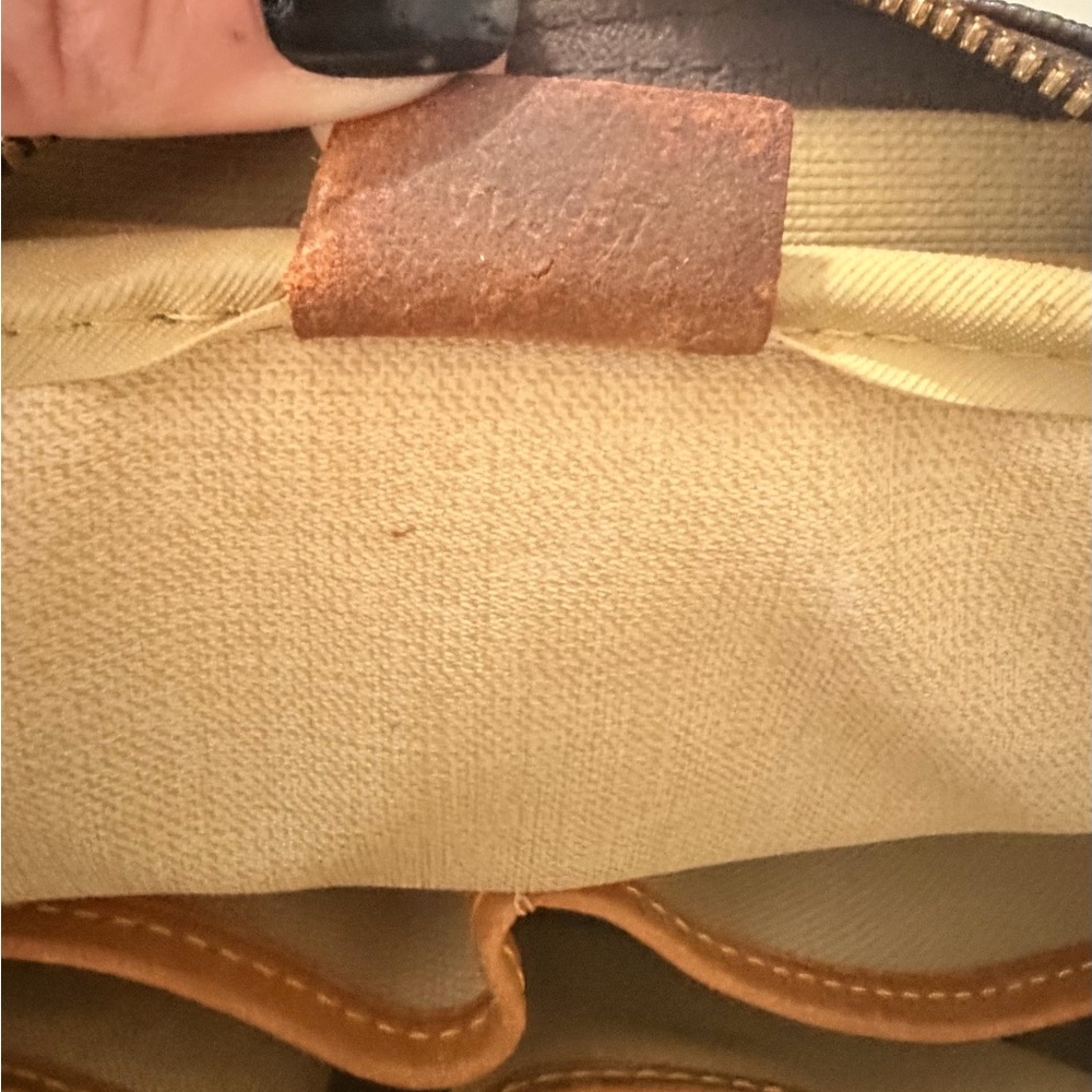 EXCELLENT NO CALL OUTS AUTHENTIC Louis Vuitton Deuville Leather HAND BAG - Picture 13 of 16